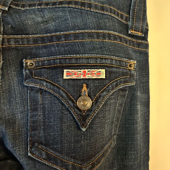 Hudson Women's Bootcut Flap Pocket Jeans Blue Denim Classic Style Size 27 - Picture 5 of 10